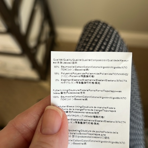 Hugo Boss Black & White Notch Collar Blazer - Picture 8 of 11